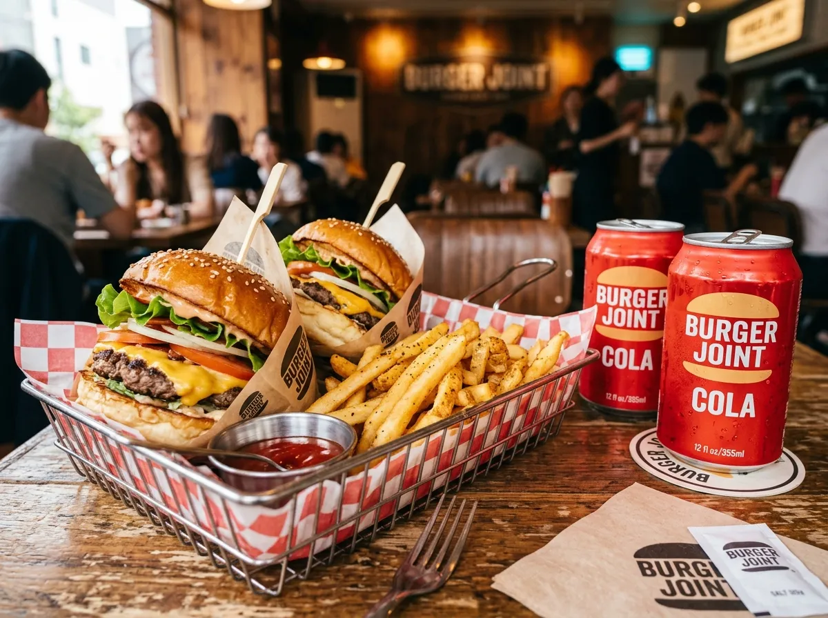 Burger combo meal
